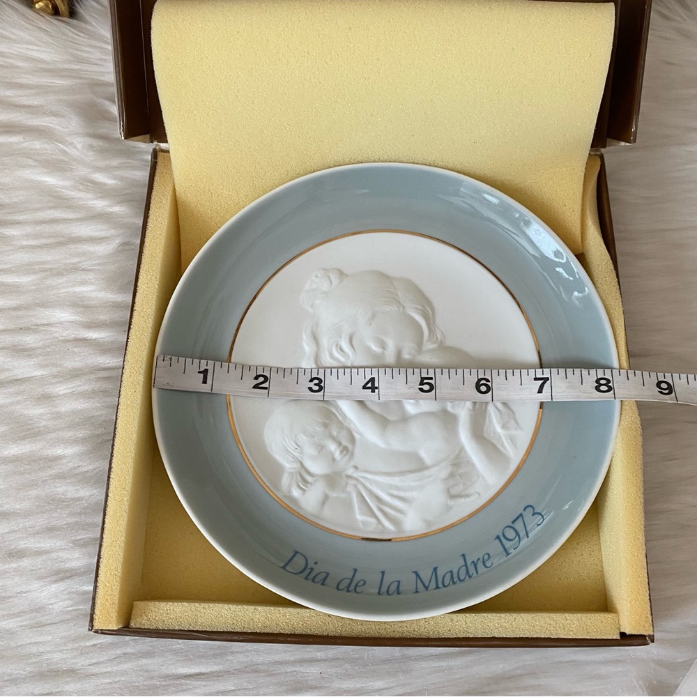 LLADRO Mothers Day Dia de La Madre 1973 Vintage Plate - Picture 7 of 10